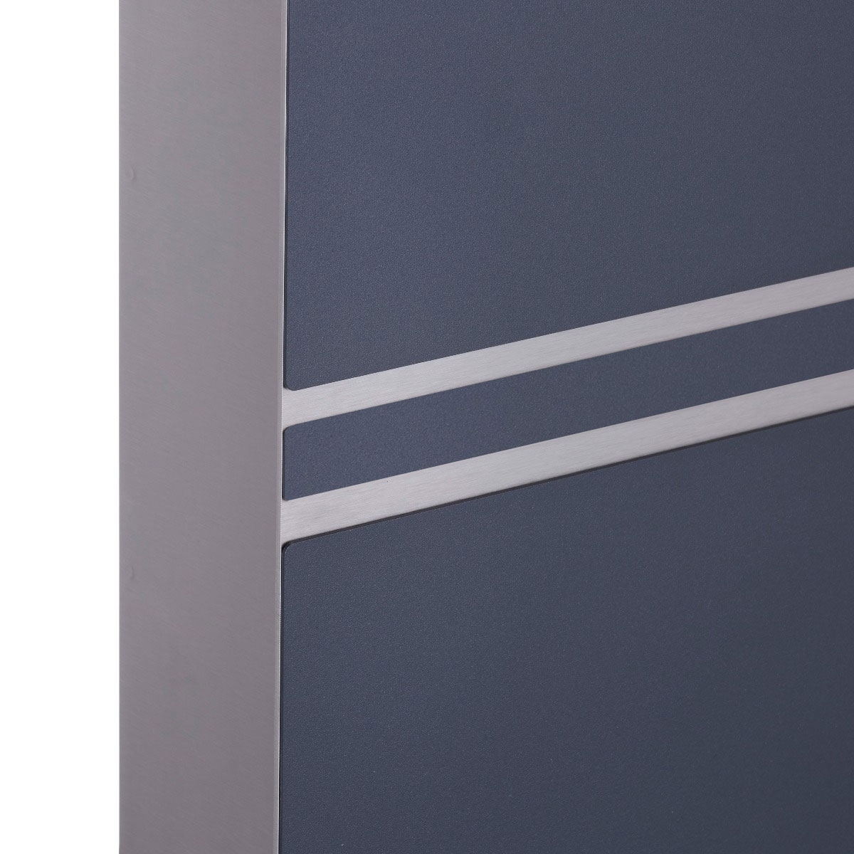 Boîte aux lettres design en acier inoxydable KÄSTNER - Ligne design TWOSmall en RAL au choix