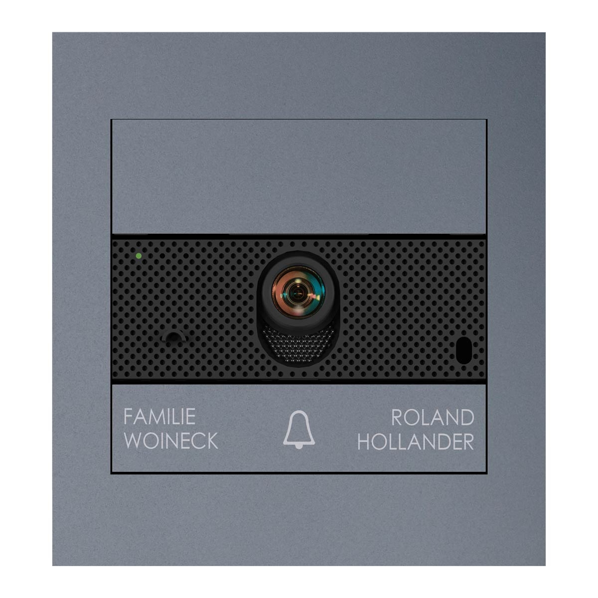 2 x videoportero empotrable Ultra incl. fuente de alimentación 1210A y 2x intercomunicadores interiores Wifi 6741W - juego completo - RAL a elegir
