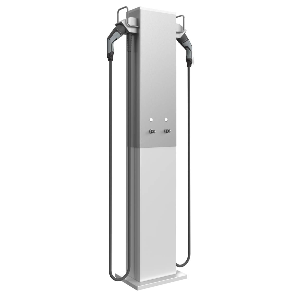 Ladesäule Draw BASIC Charge 2 - 22kW/32A mit 2x Typ 2 Ladekabel Ladesäule Draw BASIC Charge 2 - 22kW/32A mit 2x Typ 2 Ladekabel