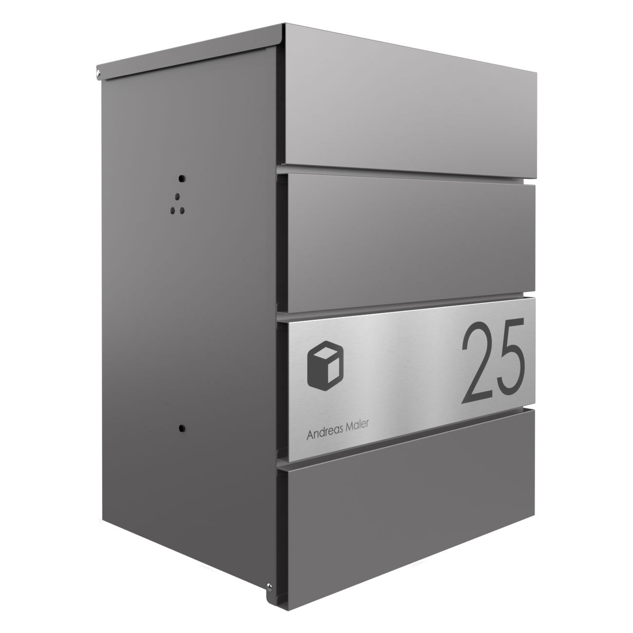 Aufputz Paketbox KANT Edition - Design Elegance 1 - DB 703 eisenglimmer