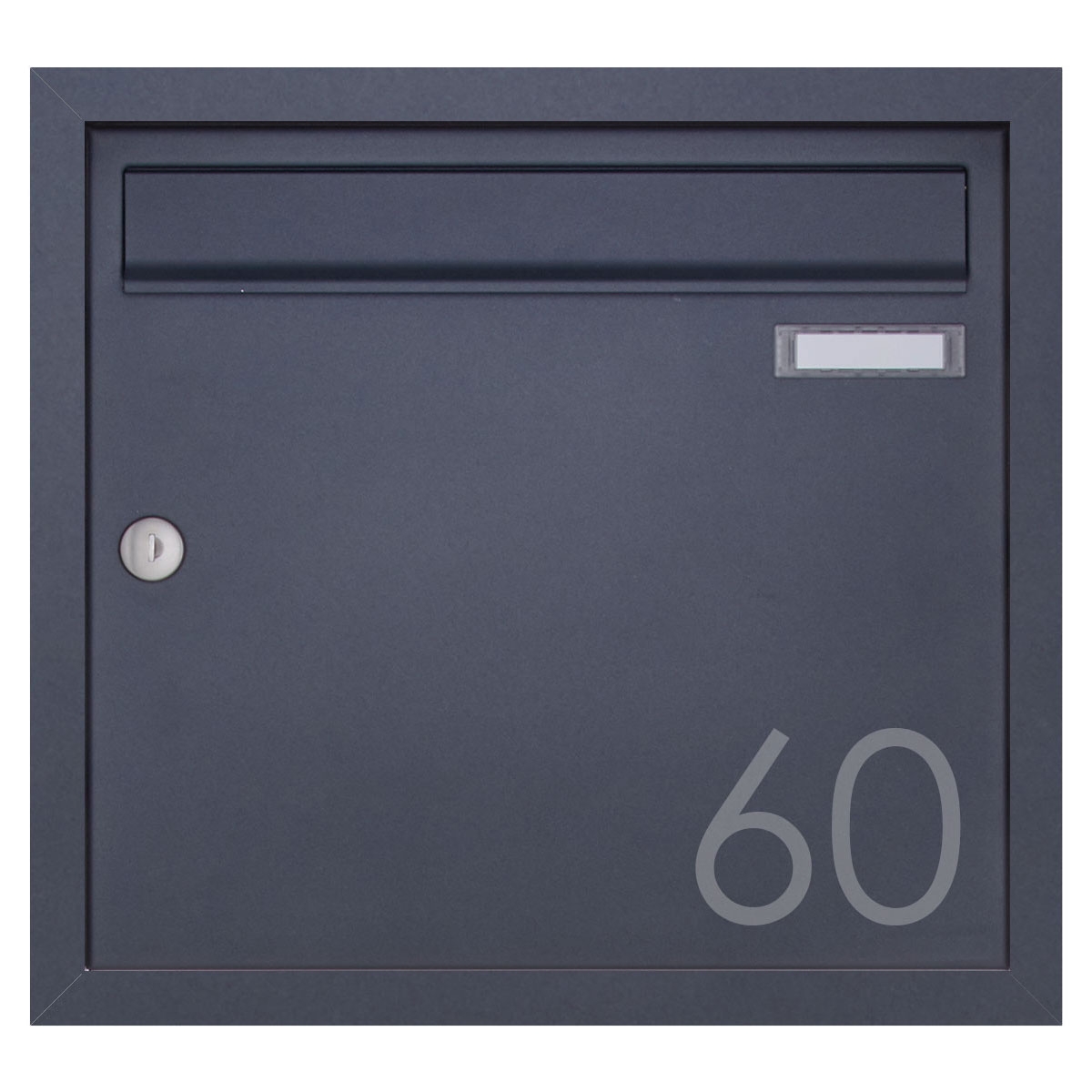 Stainless steel flush-mounted letterbox BASIC Plus 382XU UP - RAL of your choice Stainless steel flush-mounted letterbox BASIC Plus 382XU UP - RAL of your choice