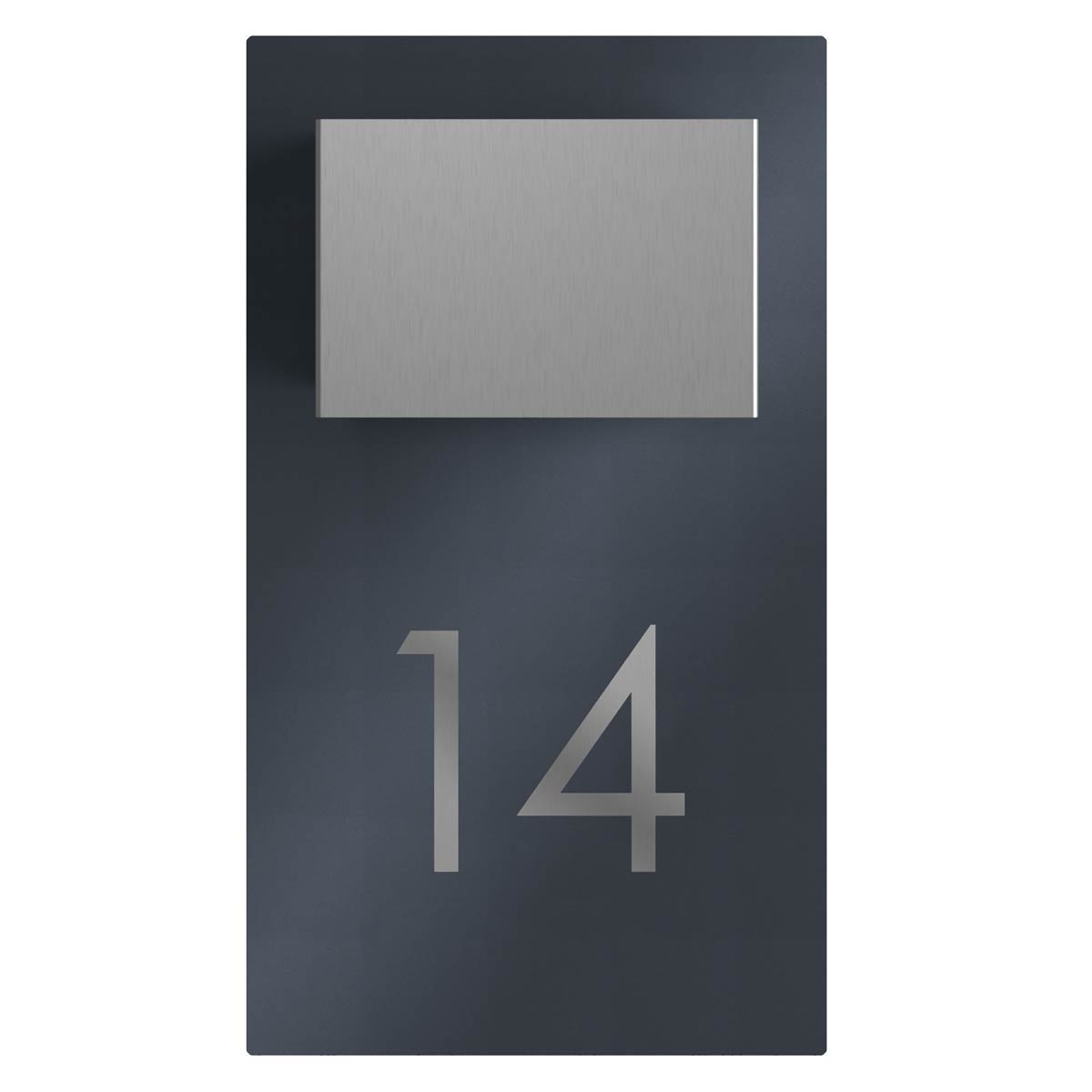 485df8d3aa7a3c1ed236016f9ca9d204b021071e Aplique de diseño KEPLER SMALL 225x395 - 2 caras - bicolor - número de casa - calle o nombre