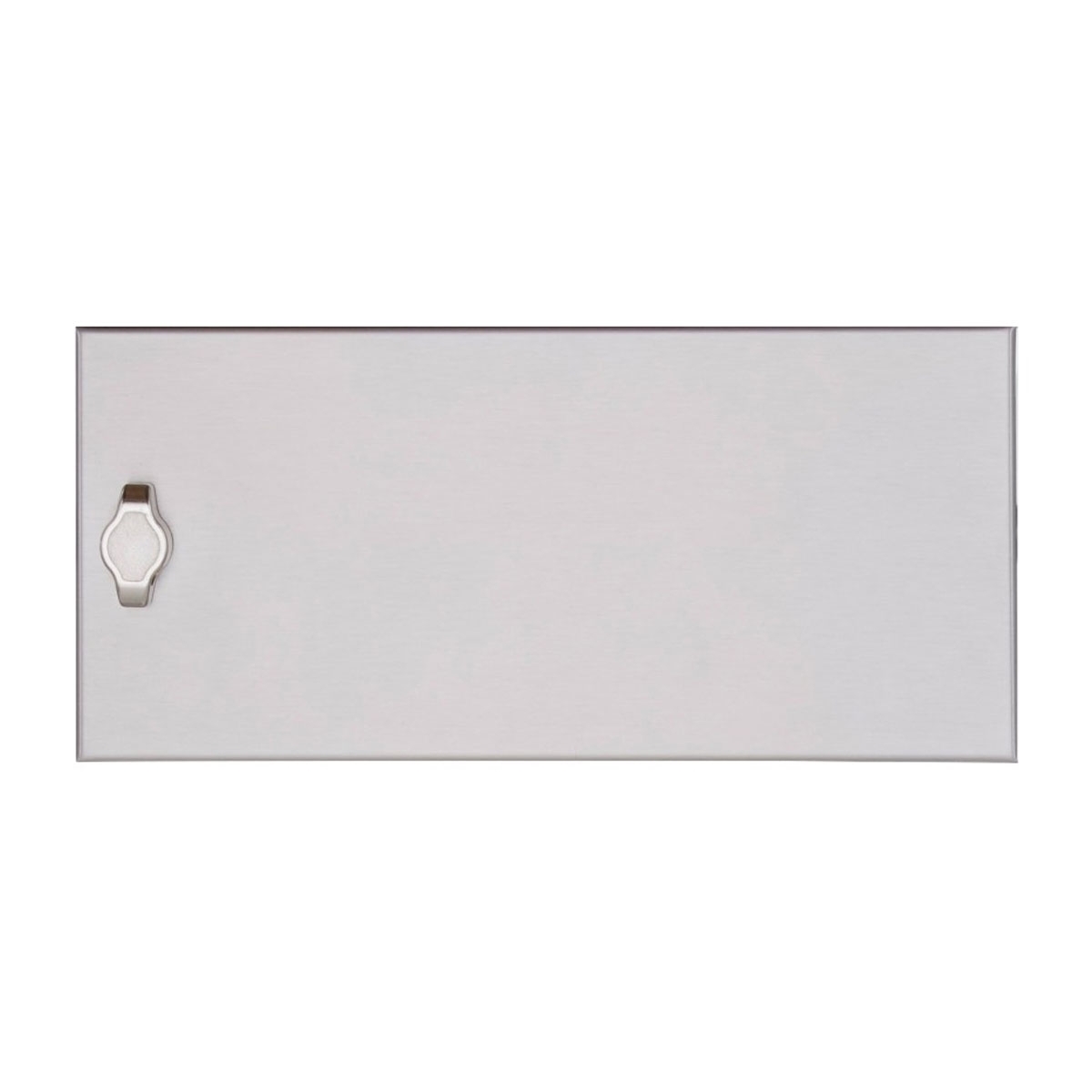 d47ae5f94443f1b733f54eb398e09bf9ce5e33d1 Edelstahl Zeitungsfach geschlossen BASIC Plus 382XAZZF - 355x165x100 - Entnahme rückseitig