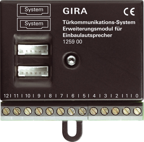 Gira extension module for built-in loudspeaker Gira extension module for built-in loudspeaker
