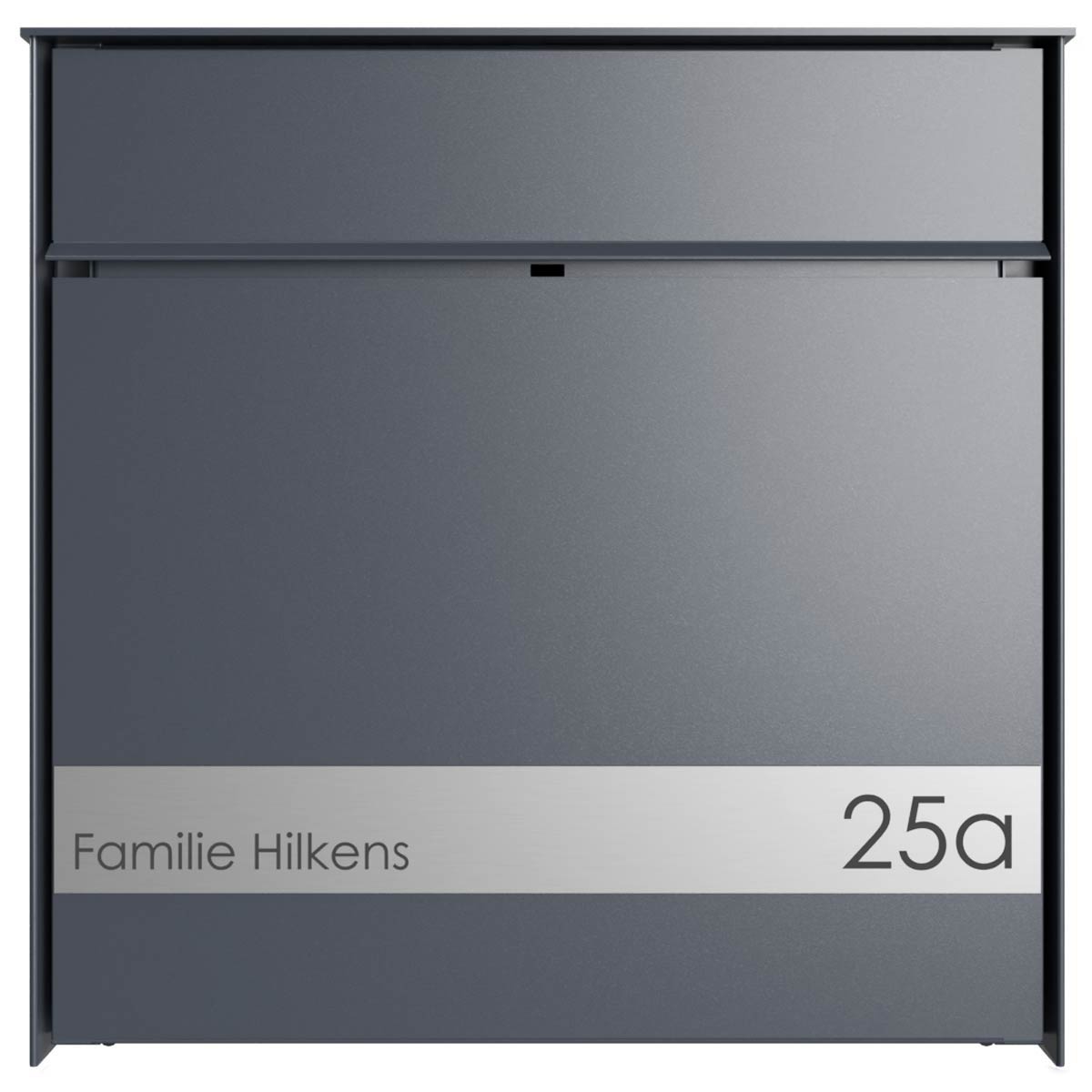 950a3a648b49f6e2d48b8a3d3ab5d0259d48d2ff Design surface-mounted letterbox GOETHE AP with stainless steel application - RAL of your choice