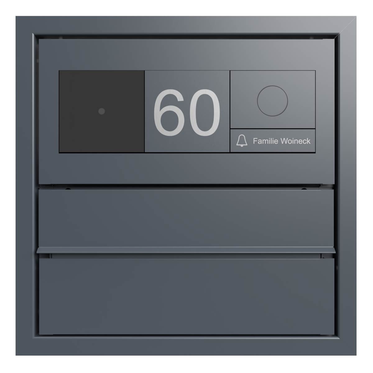 Design letterbox GOETHE MDW - RAL of your choice - GIRA System 106 Design letterbox GOETHE MDW - RAL of your choice - GIRA System 106