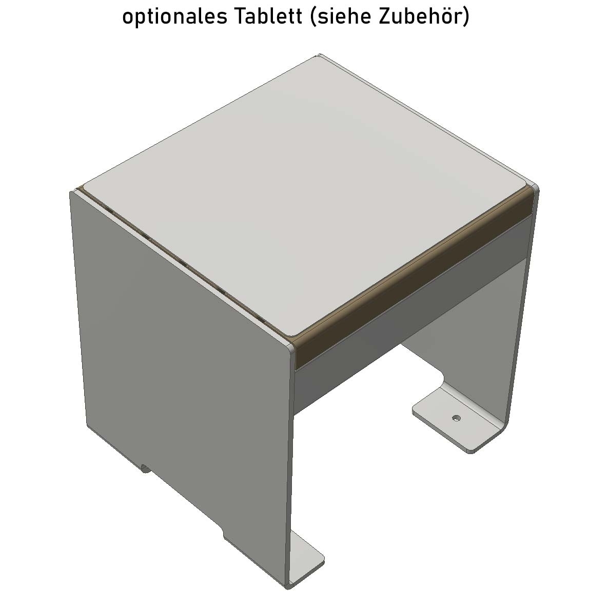 c199e761e80744e774545829d7a7e1ce34d16cc0 Design stool - side table NOVALIS - polished stainless steel - Douglas fir oiled