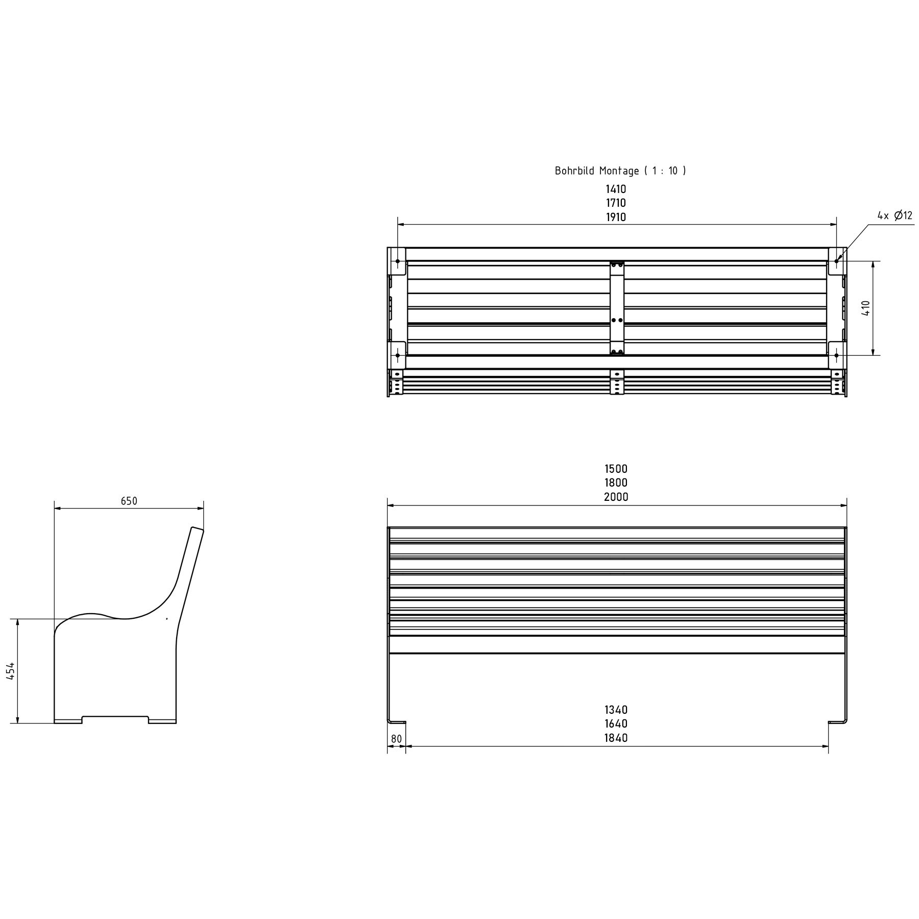 b12cae210fe1fd296cff602109289febdbc55942 Design bench BROCKES - stainless steel - larch / Douglas fir oiled