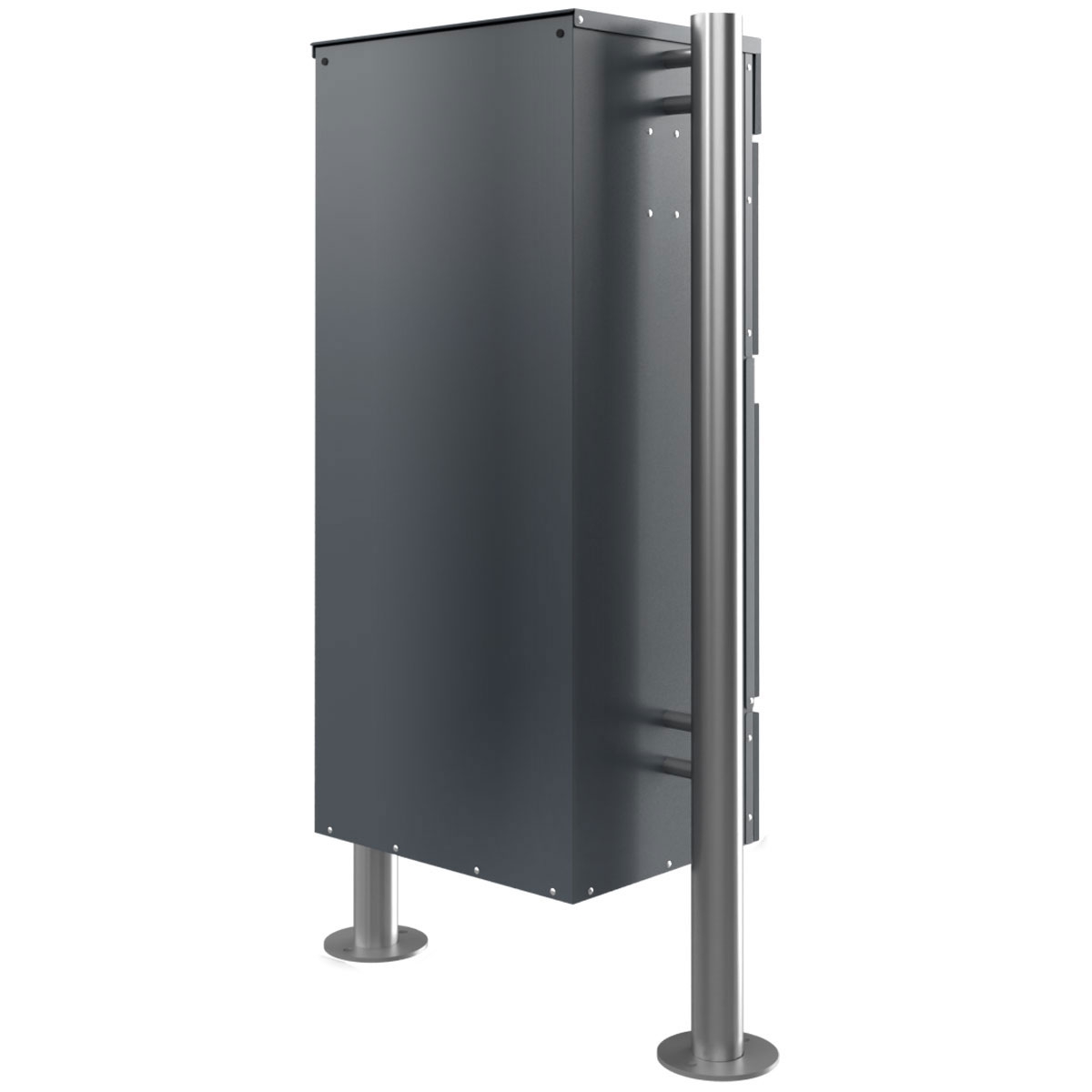 Freestanding parcel letter box KLEIST Edition ST-R - Design Elegance 1 - RAL 7016 anthracite grey Freestanding parcel letter box KLEIST Edition ST-R - Design Elegance 1 - RAL 7016 anthracite grey
