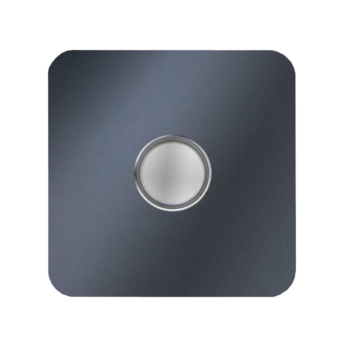 6b8cd815d95d7d4c22dfee144d7231ad09923fbb Klingelplatte GRIMM mit LED Ringbeleuchtung - QUAD 100 - RAL nach Wahl