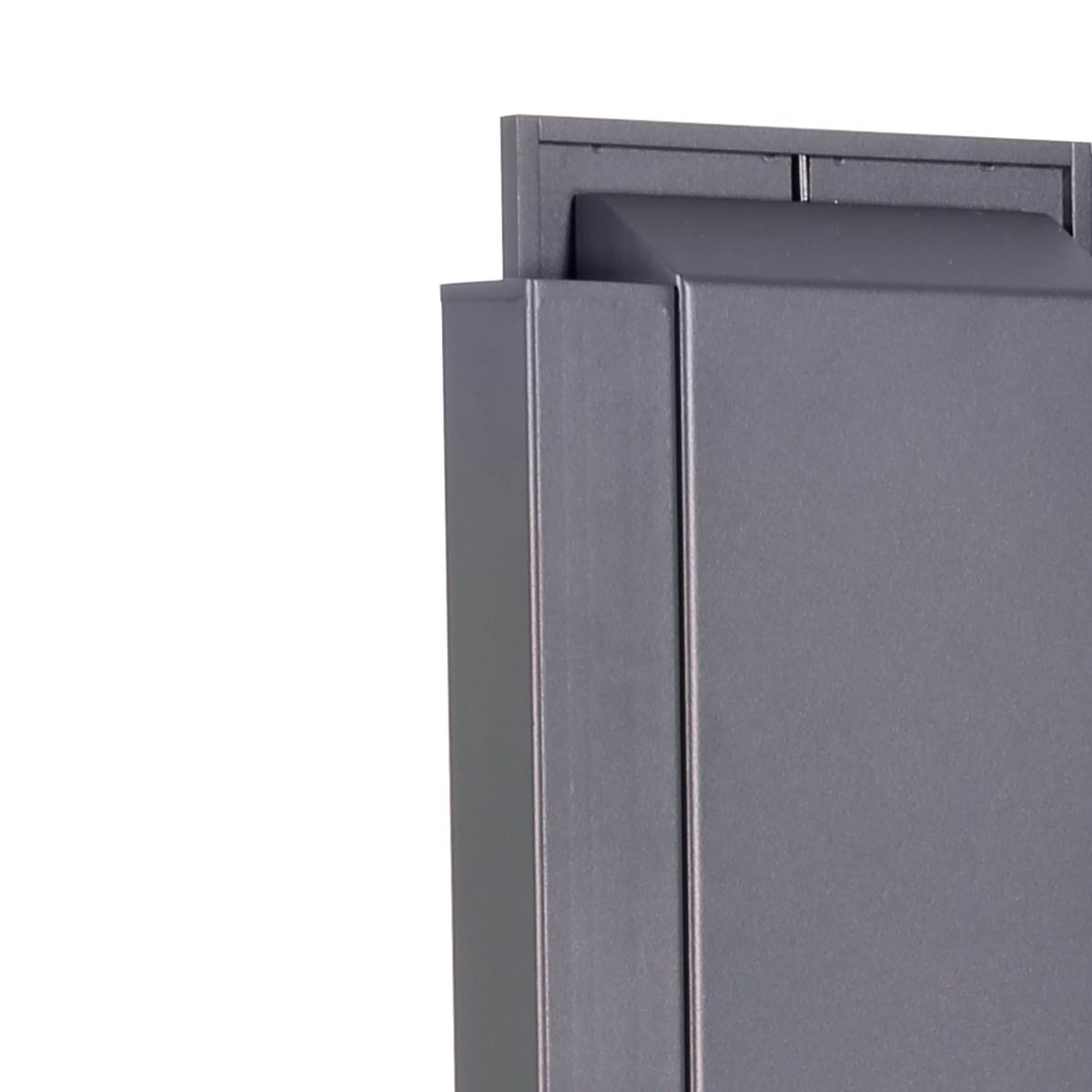 cedaab247f8d76eb0fbf0ec54fe0f36350fe79a4 Video door station free-standing DIVISION 530S ST-Q - RAL colour with stainless steel application - Comelit Ultra VIDEO Set