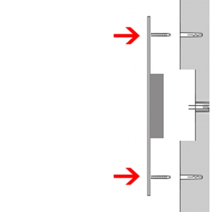 Edelstahl Klingelplatte BASIC 422-9090 - QUADRATISCH