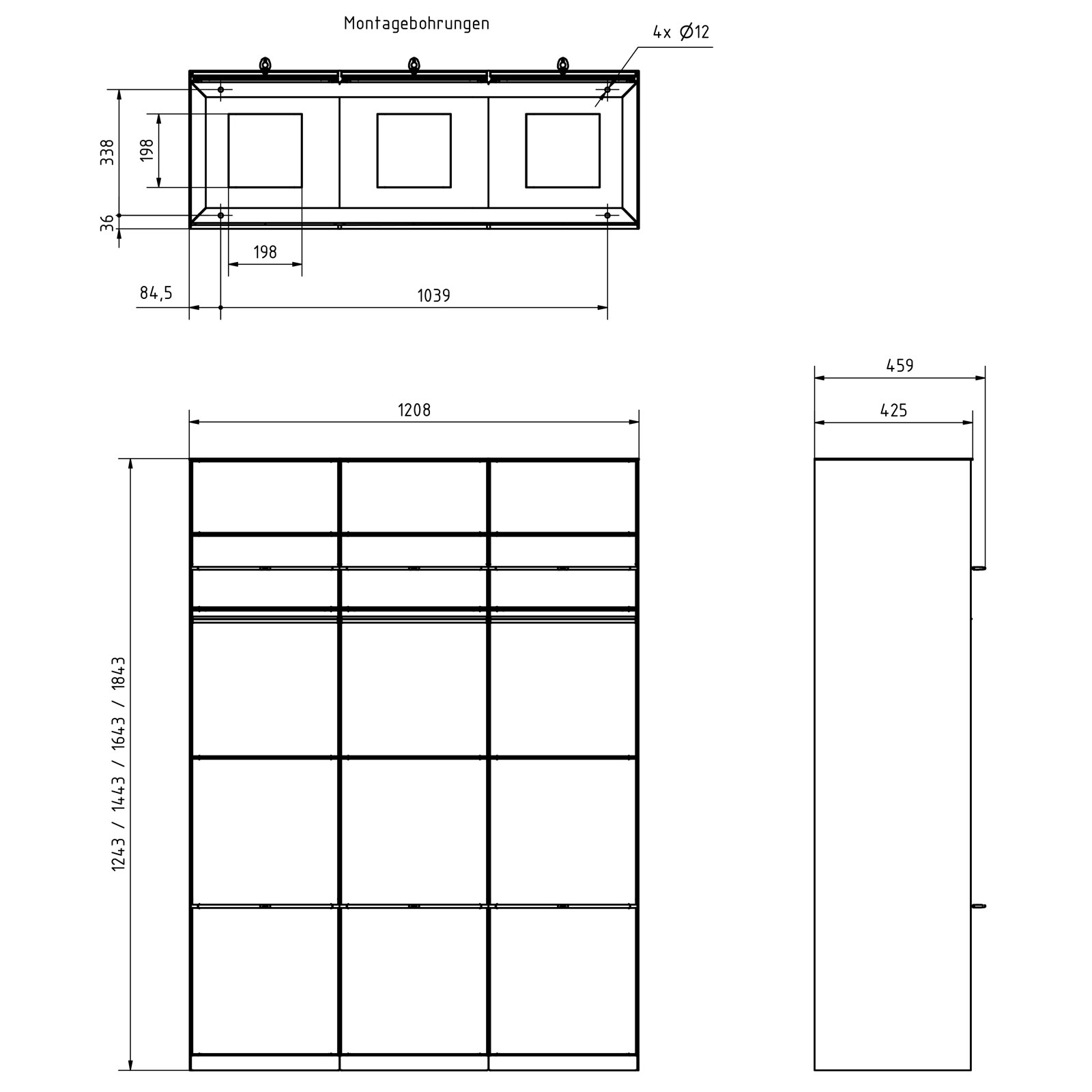 Freistehende Design Paketfachanlage GOETHE mit 3 Briefkästen und 3 Paketkästen - Schleusensystem - RAL nach Wahl Freistehende Design Paketfachanlage GOETHE mit 3 Briefkästen und 3 Paketkästen - Schleusensystem - RAL nach Wahl