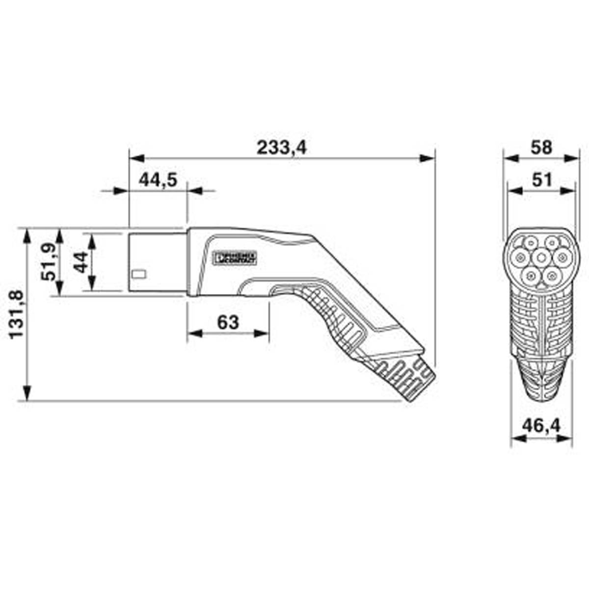 Ladekabel Typ 2 / Typ 2 - Länge 7m - 3 Phasen - 32A - Mode 3 Ladekabel Typ 2 / Typ 2 - Länge 7m - 3 Phasen - 32A - Mode 3