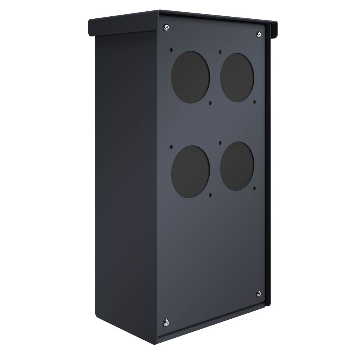 Steckdosensäule Energiesäule BASIC 372 zur Standmontage - Vorbereitet - Edelstahl pulverbeschichtet Steckdosensäule Energiesäule BASIC 372 zur Standmontage - Vorbereitet - Edelstahl pulverbeschichtet