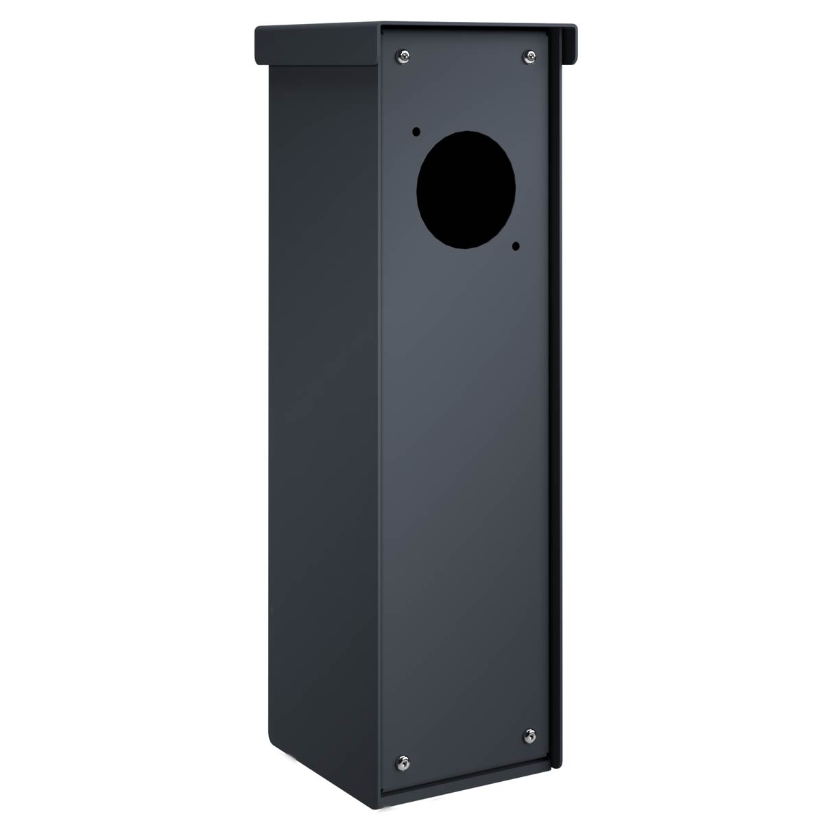 Socket outlet pillar BASIC 372 for floor mounting - Prepared - Powder-coated stainless steel Socket outlet pillar BASIC 372 for floor mounting - Prepared - Powder-coated stainless steel