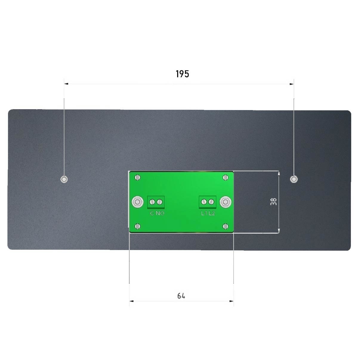 32815b1b1f4d0bf81965c750bb08a7f868593d22 KEPLER 225x100 stainless steel bell plate - LED bell push - RAL of your choice