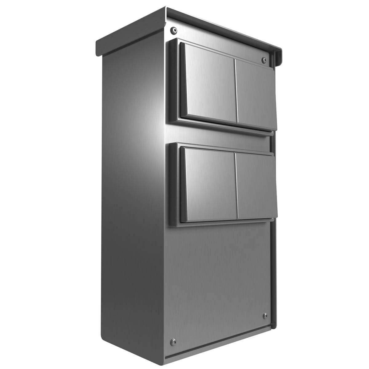 Steckdosensäule Energiesäule BASIC 372 zur Standmontage - Edelstahl V2A geschliffen Steckdosensäule Energiesäule BASIC 372 zur Standmontage - Edelstahl V2A geschliffen