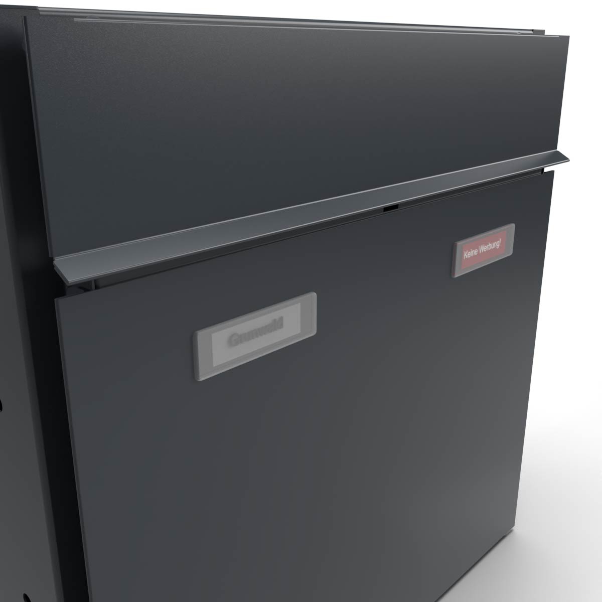 7-unit 4x2 design pedestal letterbox GOETHE ST-Q - RAL of your choice 7-unit 4x2 design pedestal letterbox GOETHE ST-Q - RAL of your choice