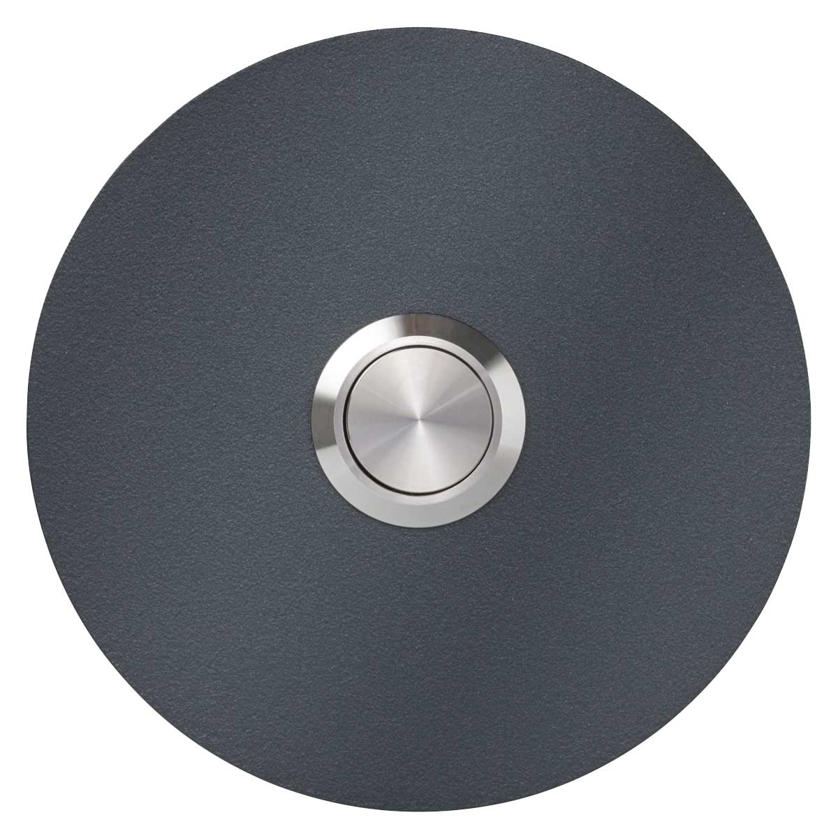 87800a87c53837a9ec7b5988b2b85ab0964e69a8 Edelstahl Klingelplatte BASIC 421-80 pulverbeschichtet - RUND