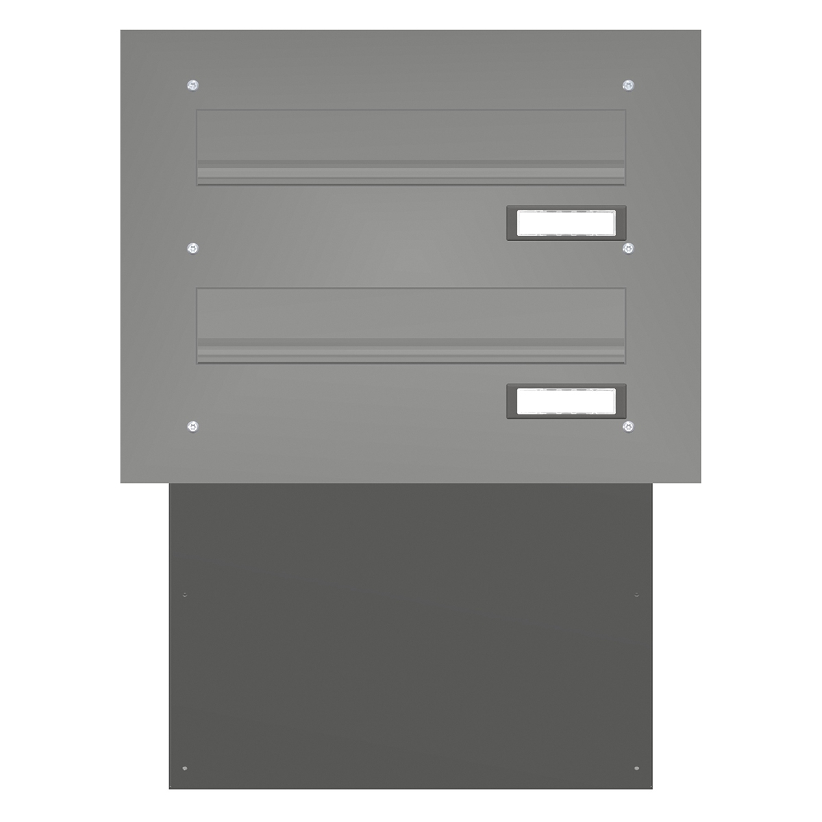 Boîte aux lettres murale BASIC 622 peinte par poudrage - 2 parties Boîte aux lettres murale BASIC 622 peinte par poudrage - 2 parties