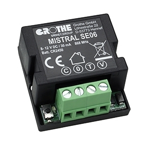 Timbre radiofónico Euroenchufe 230 V idioma DE blanco CALIMA + radiotransmisor empotrado - para pulsadores mecánicos Timbre radiofónico Euroenchufe 230 V idioma DE blanco CALIMA + radiotransmisor empotrado - para pulsadores mecánicos