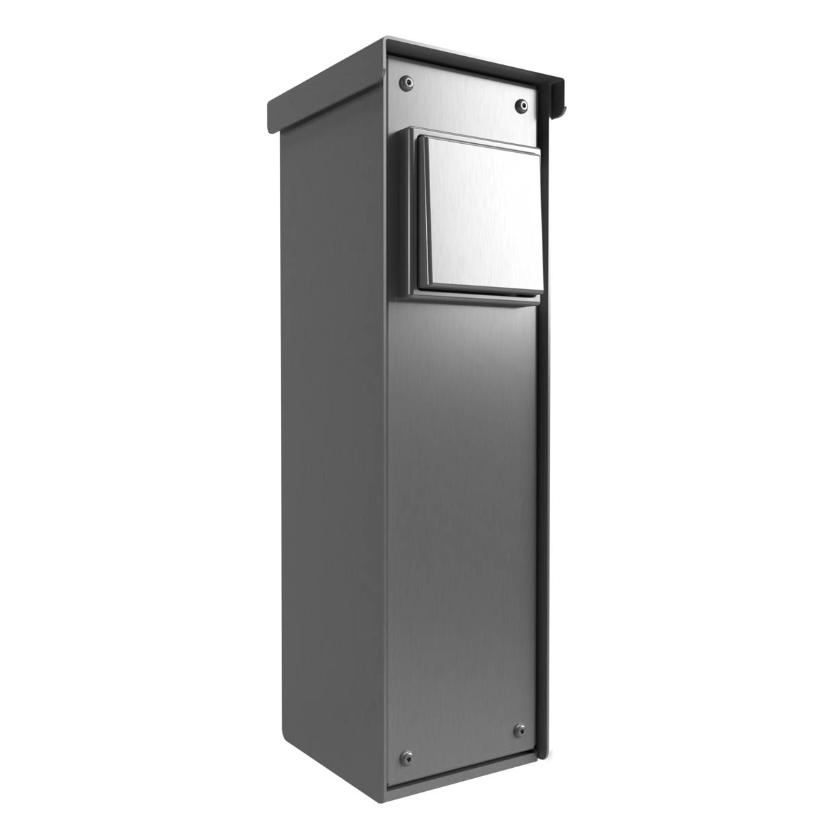 Socket outlet pillar BASIC 372 for floor mounting - polished V2A stainless steel Socket outlet pillar BASIC 372 for floor mounting - polished V2A stainless steel