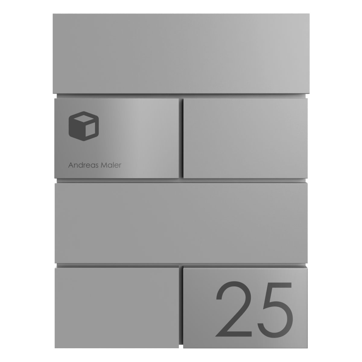 Aufputz Paketbox KANT Edition - Design Elegance 3 - RAL 9007 graualuminium Aufputz Paketbox KANT Edition - Design Elegance 3 - RAL 9007 graualuminium