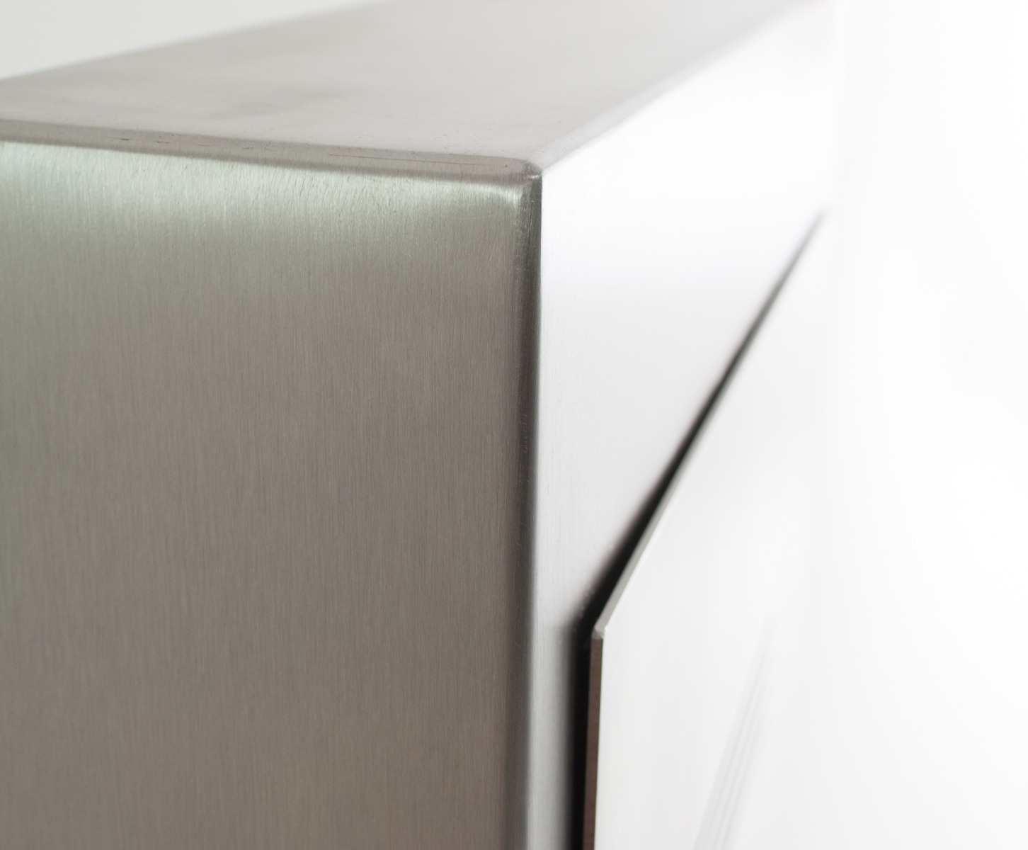 2er Edelstahl Briefkastensäule Designer Modell BIG - GIRA System 106 - 3-fach vorbereitet 2er Edelstahl Briefkastensäule Designer Modell BIG - GIRA System 106 - 3-fach vorbereitet