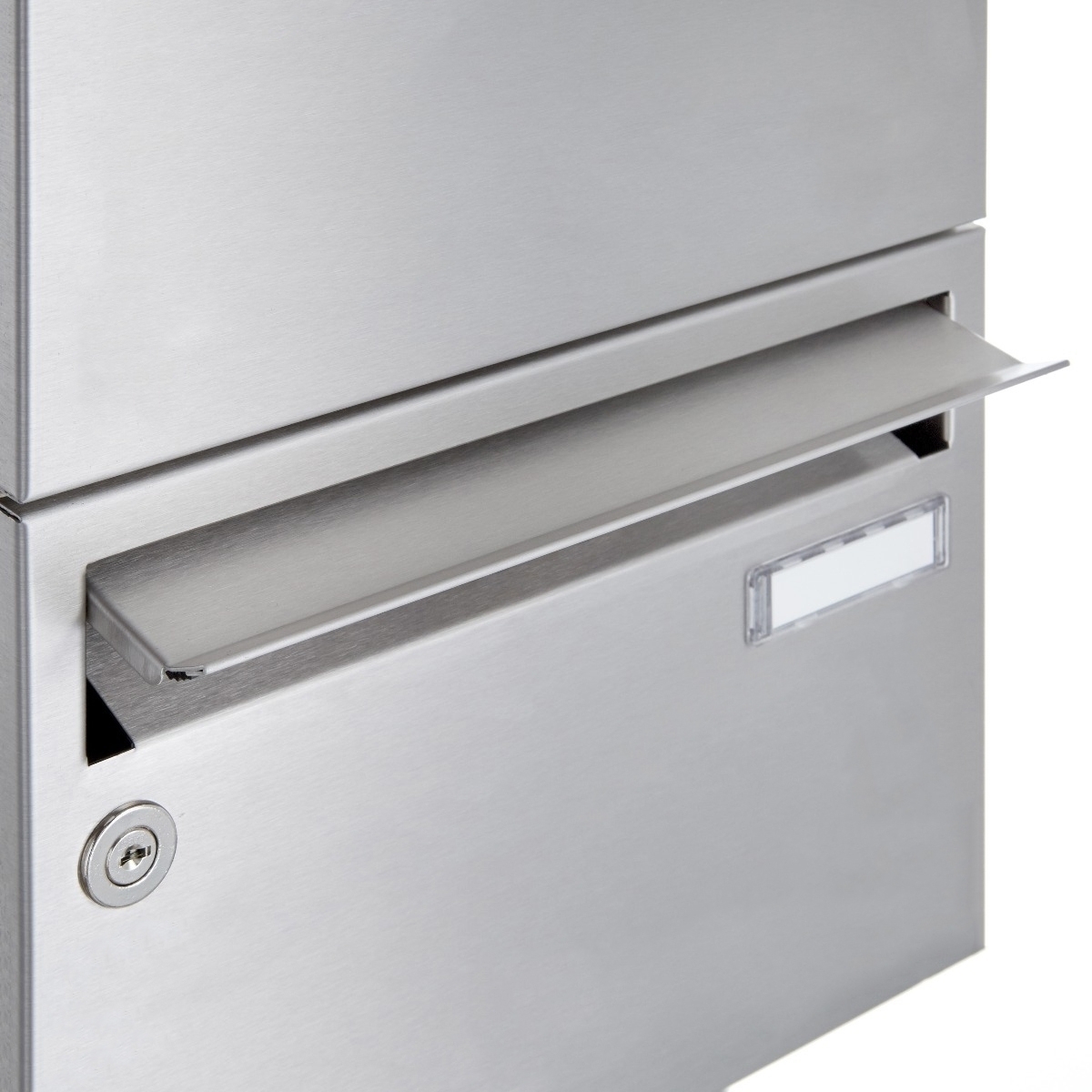 6er 3x2 stainless steel letterbox Design BASIC Plus 385 220 X ST R - stainless steel V2A 6er 3x2 stainless steel letterbox Design BASIC Plus 385 220 X ST R - stainless steel V2A