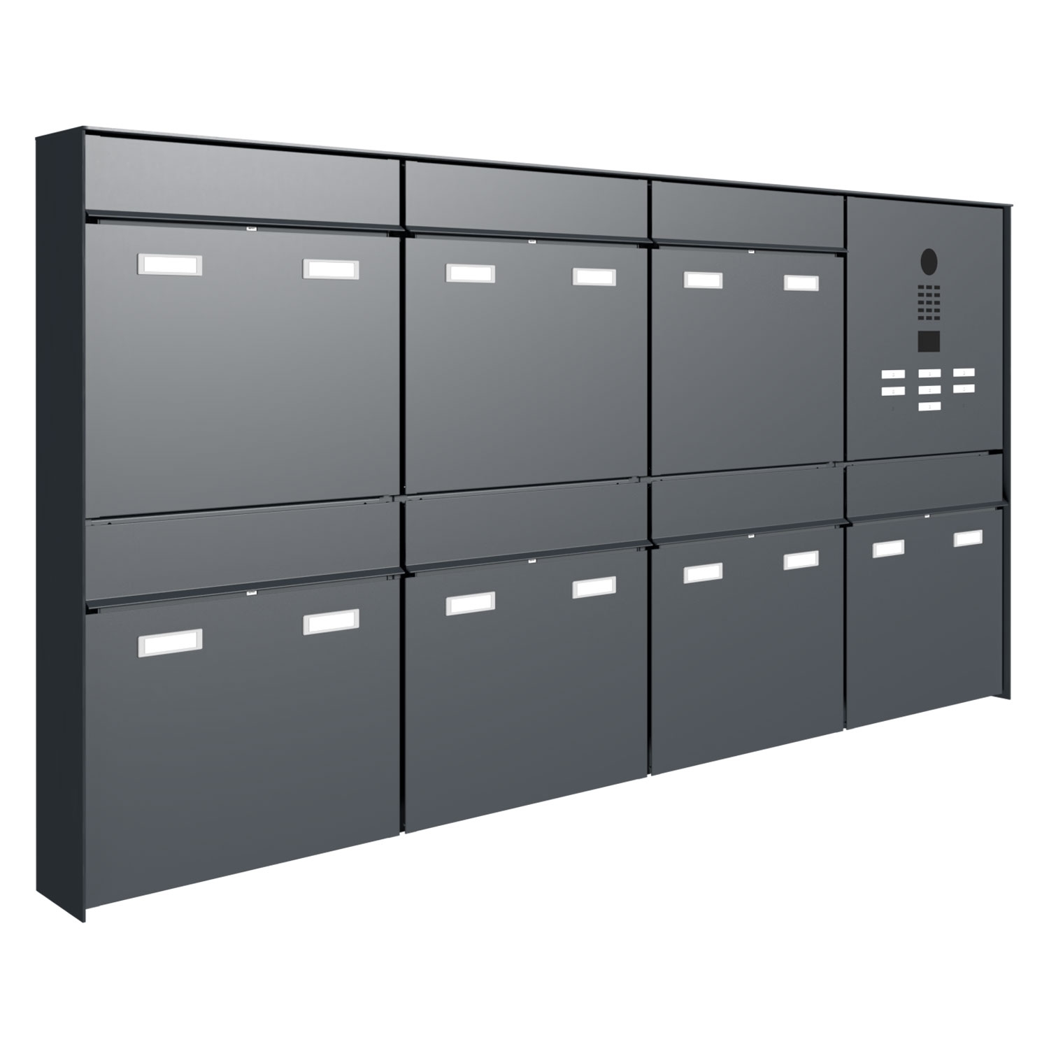 7-częściowa natynkowa skrzynka na listy GOETHE AP - RAL do wyboru - System wideodomofonowy DoorBird