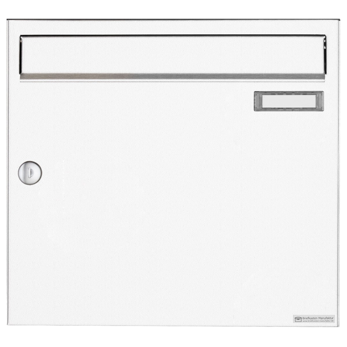 Surface-mounted letterbox design BASIC 382A AP - 355x330x100 - RAL 9016 traffic white Surface-mounted letterbox design BASIC 382A AP - 355x330x100 - RAL 9016 traffic white