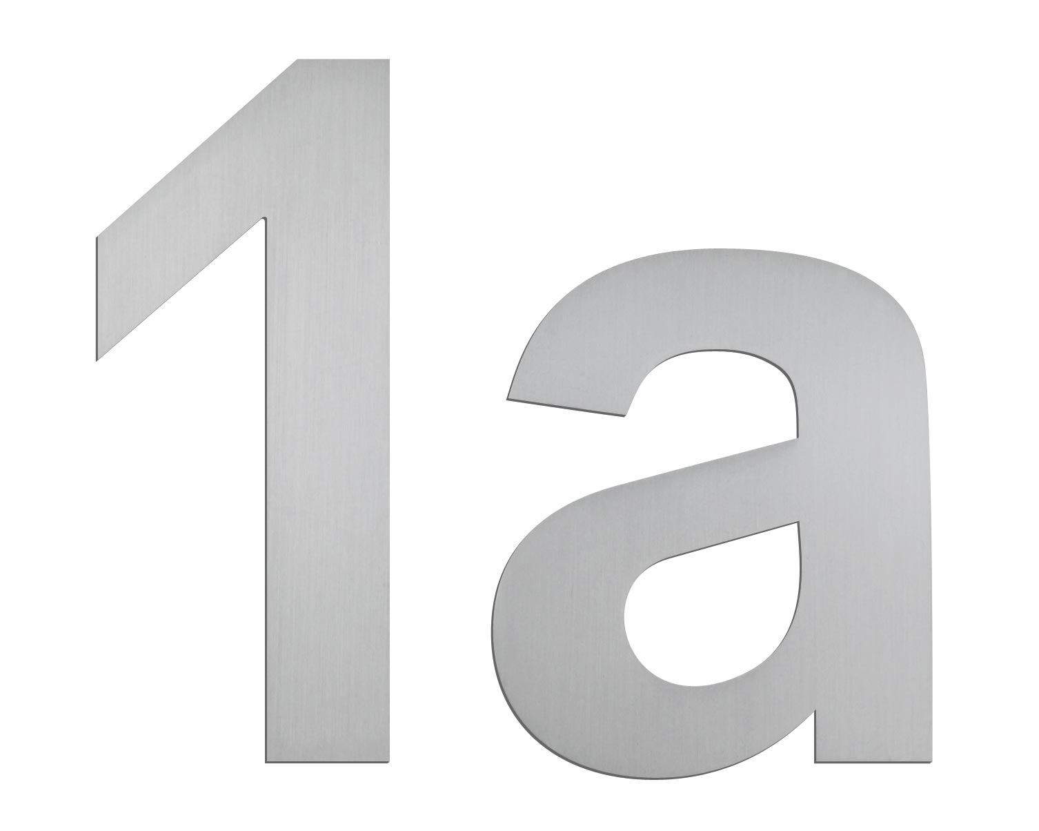 6aea2a053a7456f5829d1a1645b4e35d993049fe Edelstahl V4A Hausnummer 75mm, selbstklebend