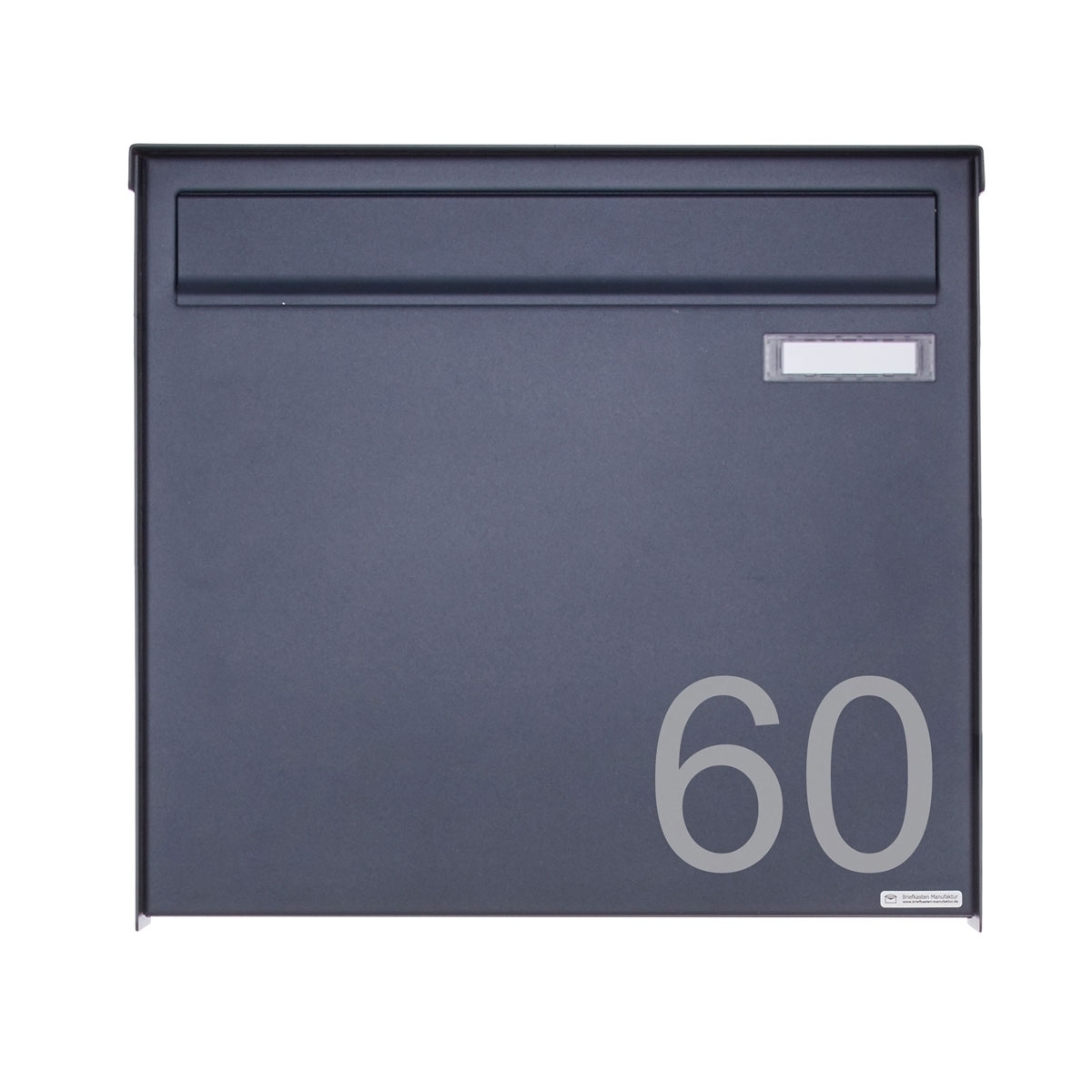 Free-standing fence letterbox design BASIC Plus 381XZ ST-R with bell box - RAL of your choice Free-standing fence letterbox design BASIC Plus 381XZ ST-R with bell box - RAL of your choice