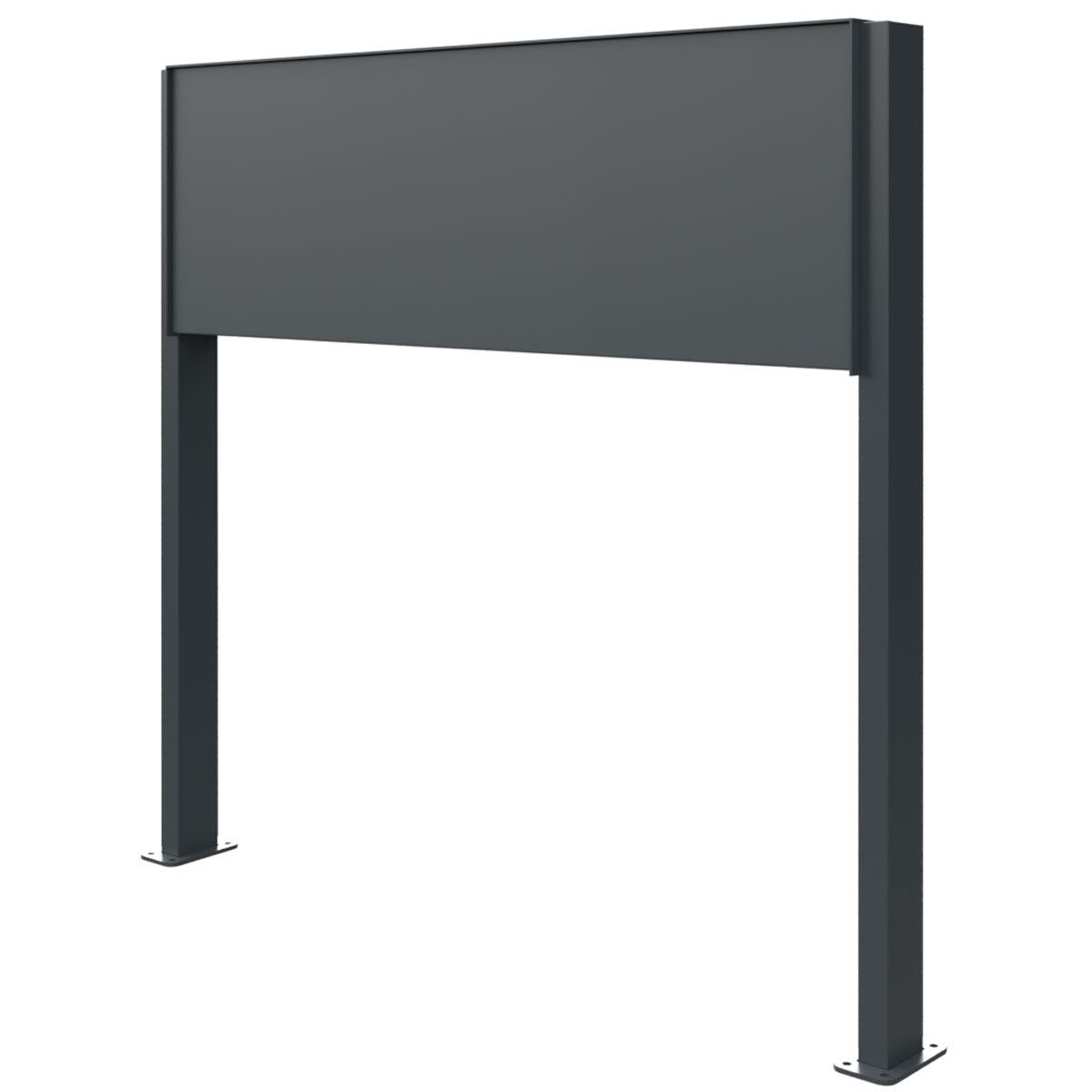 3x1 Boîte aux lettres sur pied design GOETHE ST-Q - RAL au choix 3x1 Boîte aux lettres sur pied design GOETHE ST-Q - RAL au choix