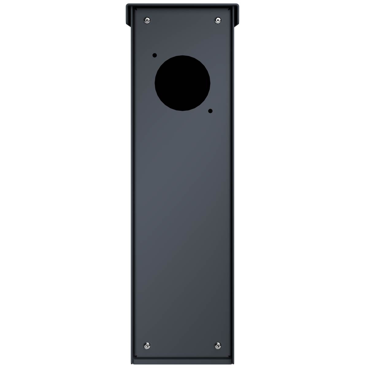 Socket outlet pillar BASIC 372 for floor mounting - Prepared - Powder-coated stainless steel Socket outlet pillar BASIC 372 for floor mounting - Prepared - Powder-coated stainless steel
