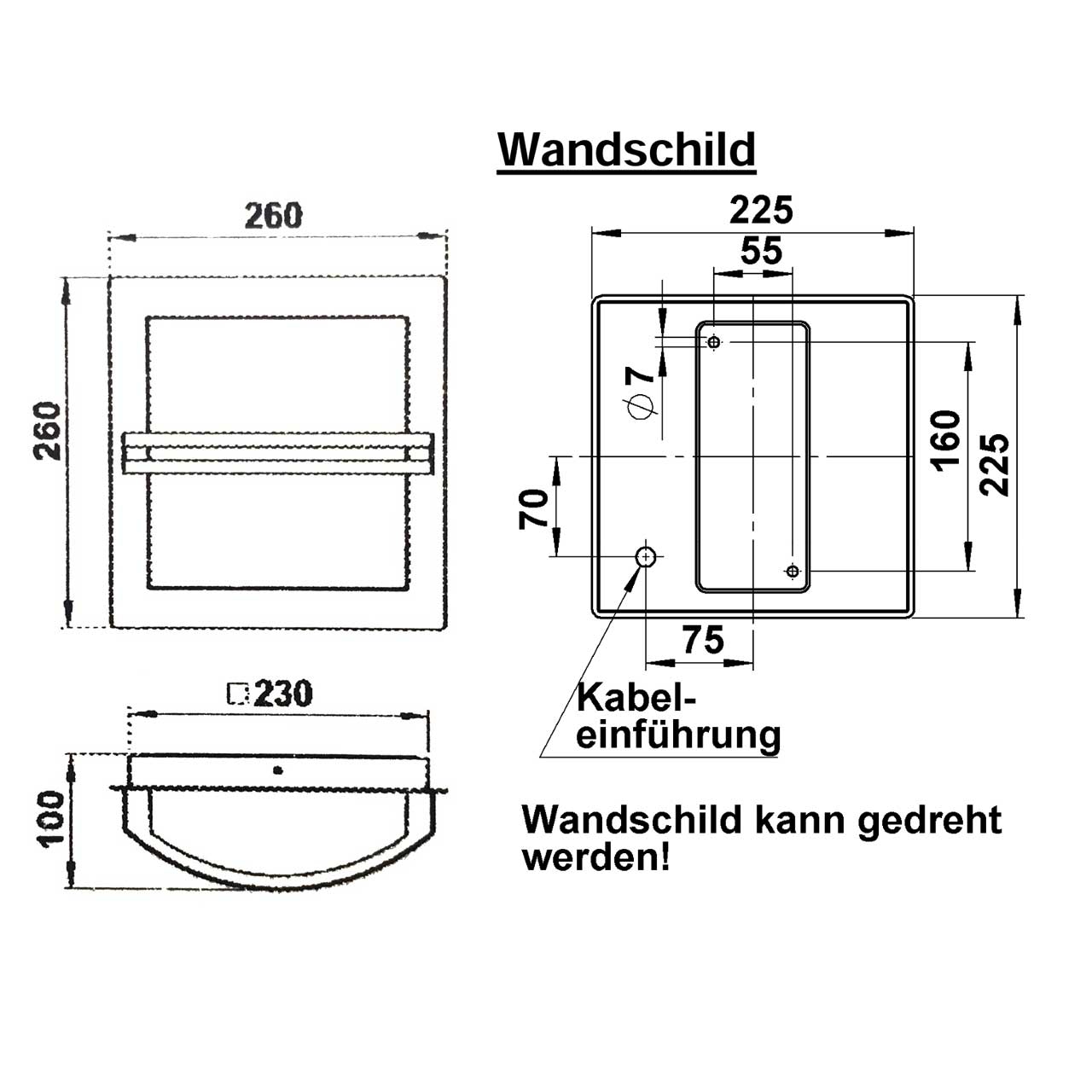 Abmessungen Abmessungen
