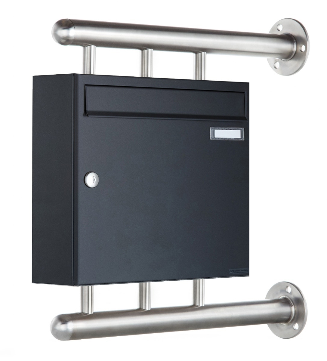 BASIC 810 W letterbox for cabled wall mounting - RAL 7016 anthracite grey BASIC 810 W letterbox for cabled wall mounting - RAL 7016 anthracite grey