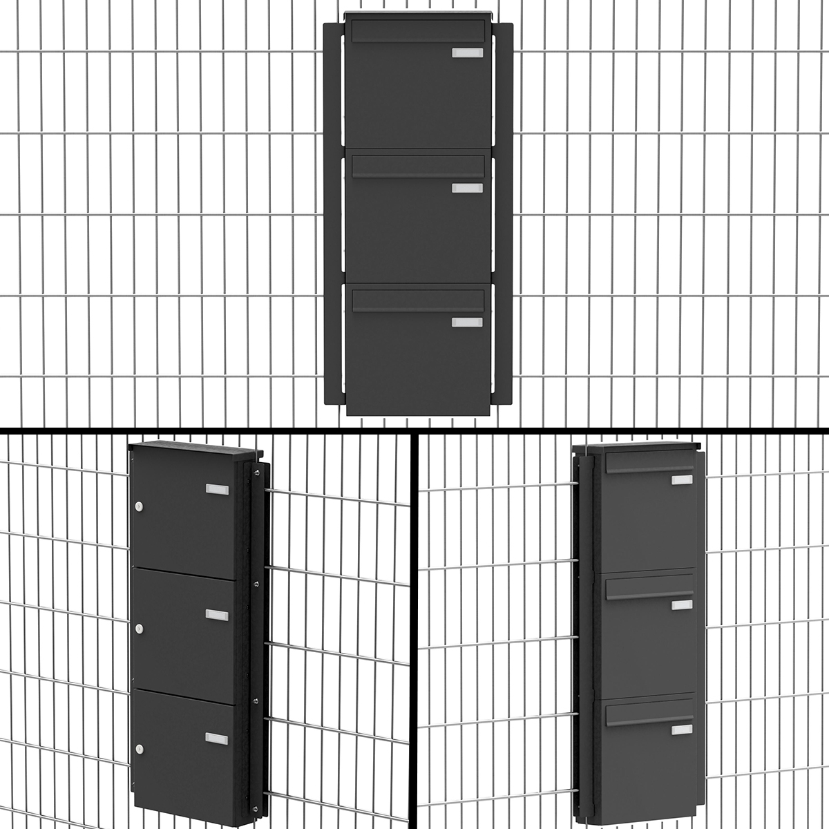 Fastening for picket fence 990mm - RAL Fastening for picket fence 990mm - RAL