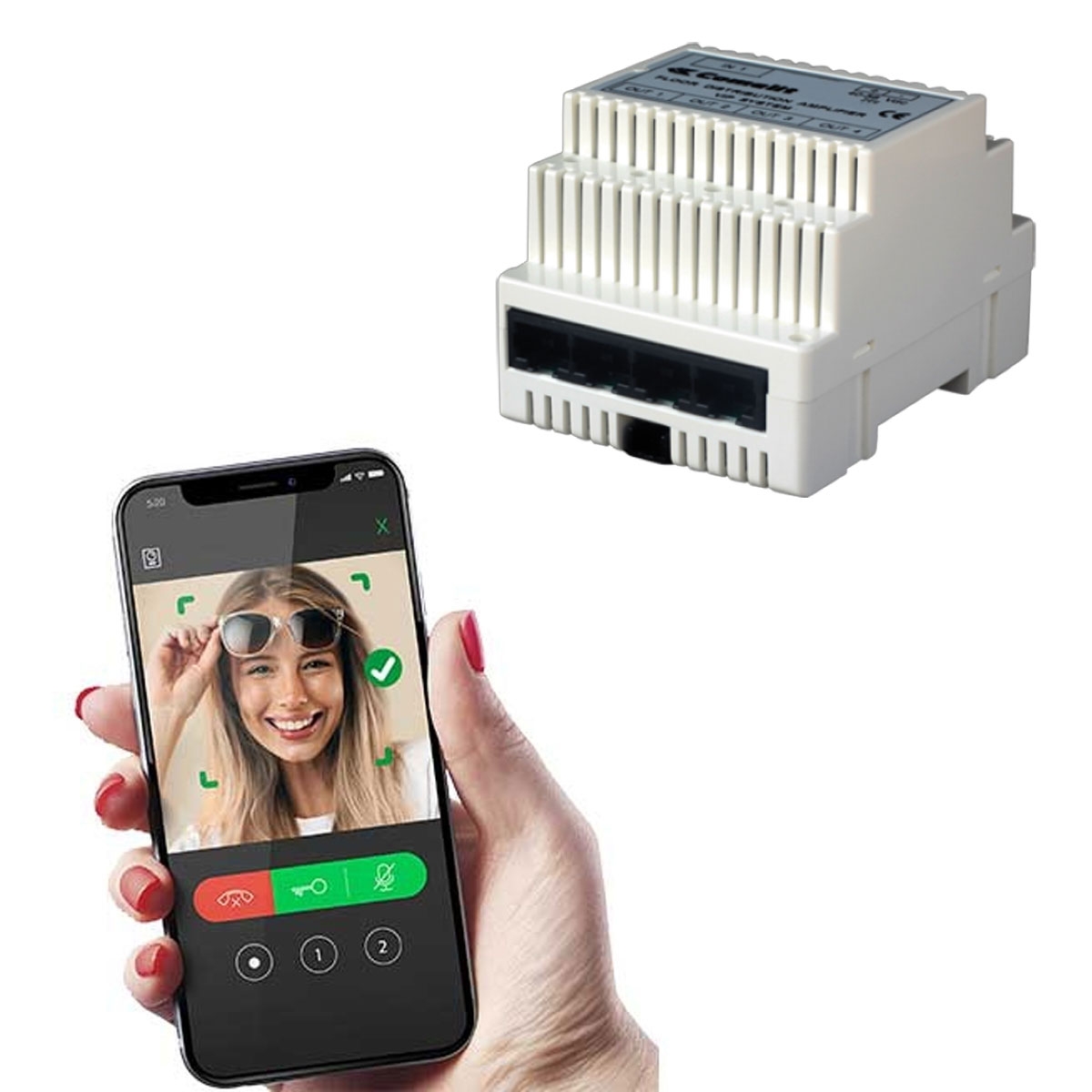 COMELIT Gateway Master ViP pour le transfert d'appel de porte sur smartphone sans station d'appartement IP COMELIT Gateway Master ViP pour le transfert d'appel de porte sur smartphone sans station d'appartement IP