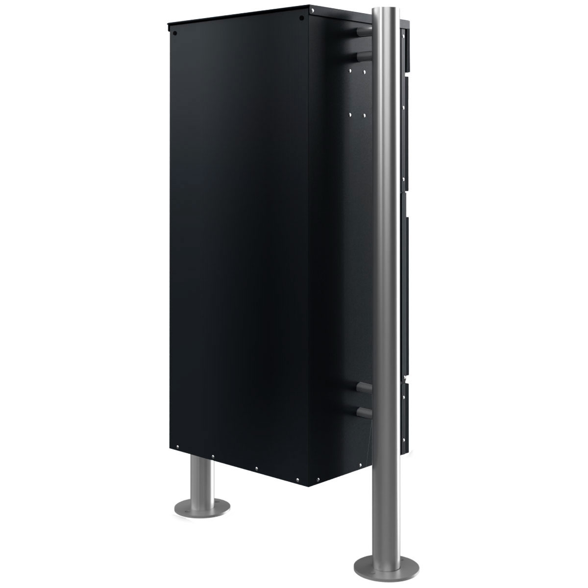 Paketbriefkasten freistehend KLEIST Edition ST-R - Design Elegance 2 - RAL 9005 tiefschwarz Paketbriefkasten freistehend KLEIST Edition ST-R - Design Elegance 2 - RAL 9005 tiefschwarz