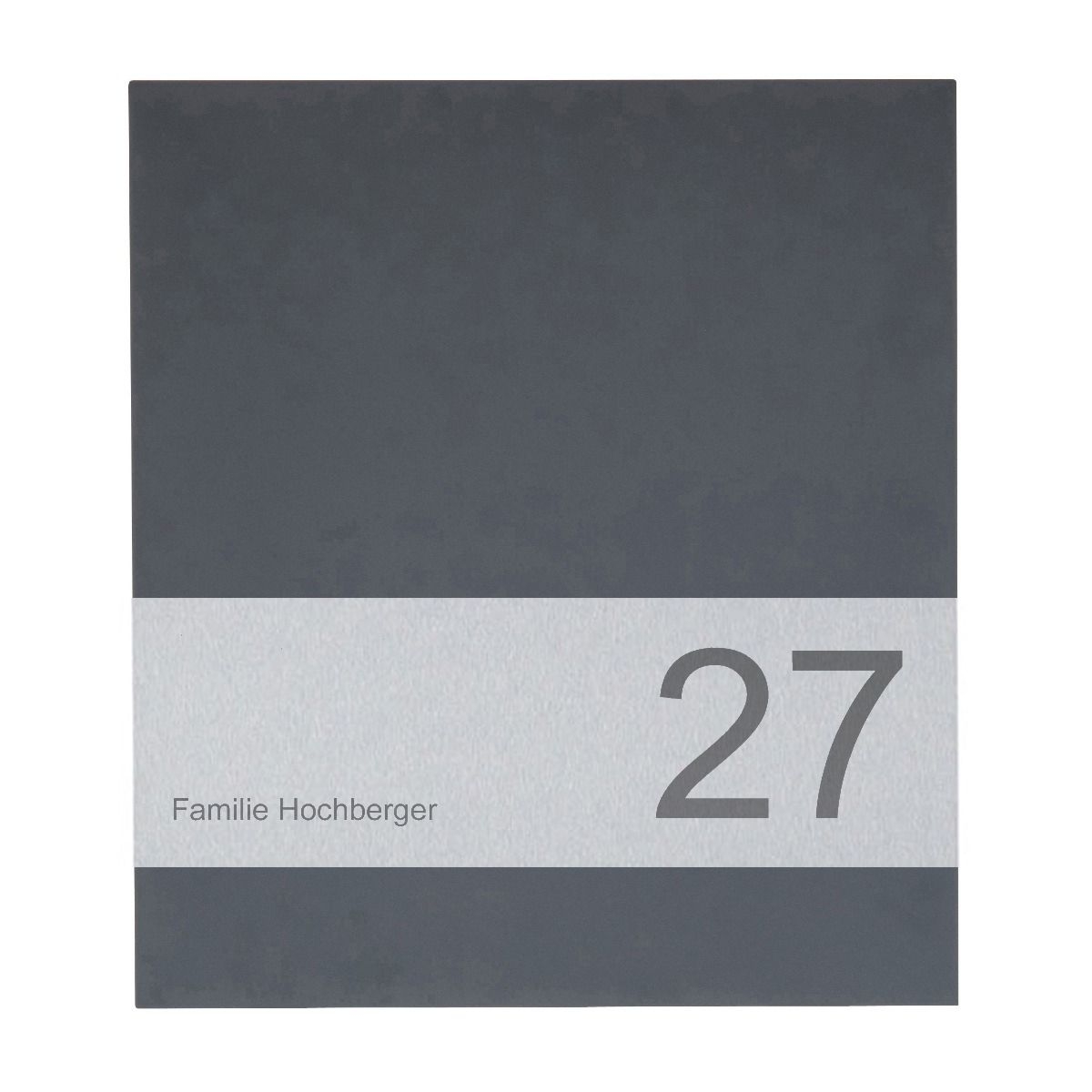 Design Briefkasten SCHILLER MEDIUM VARS - RAL Farbe mit Edelstahlapplikation Design Briefkasten SCHILLER MEDIUM VARS - RAL Farbe mit Edelstahlapplikation