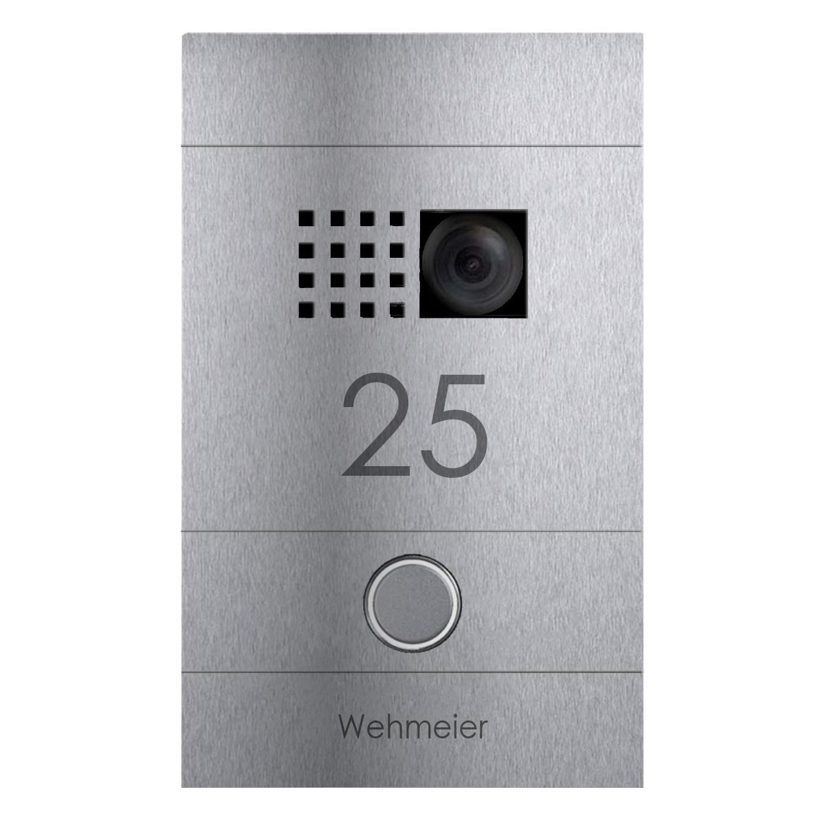 Video Türstation DIVISION 530S - Edelstahl geschliffen - Comelit Ultra VIDEO Komplettset Wifi