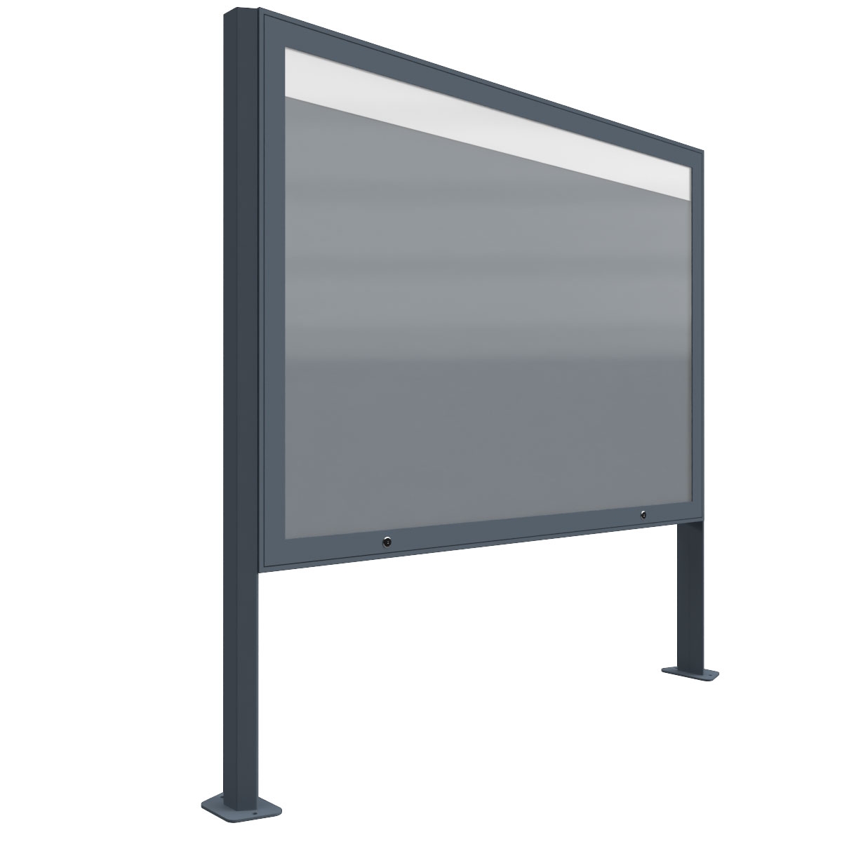 Gablota wolnostojąca FLEMING ST-T - 21 × DIN A4 - 1600 × 1130 mm - RAL do wyboru