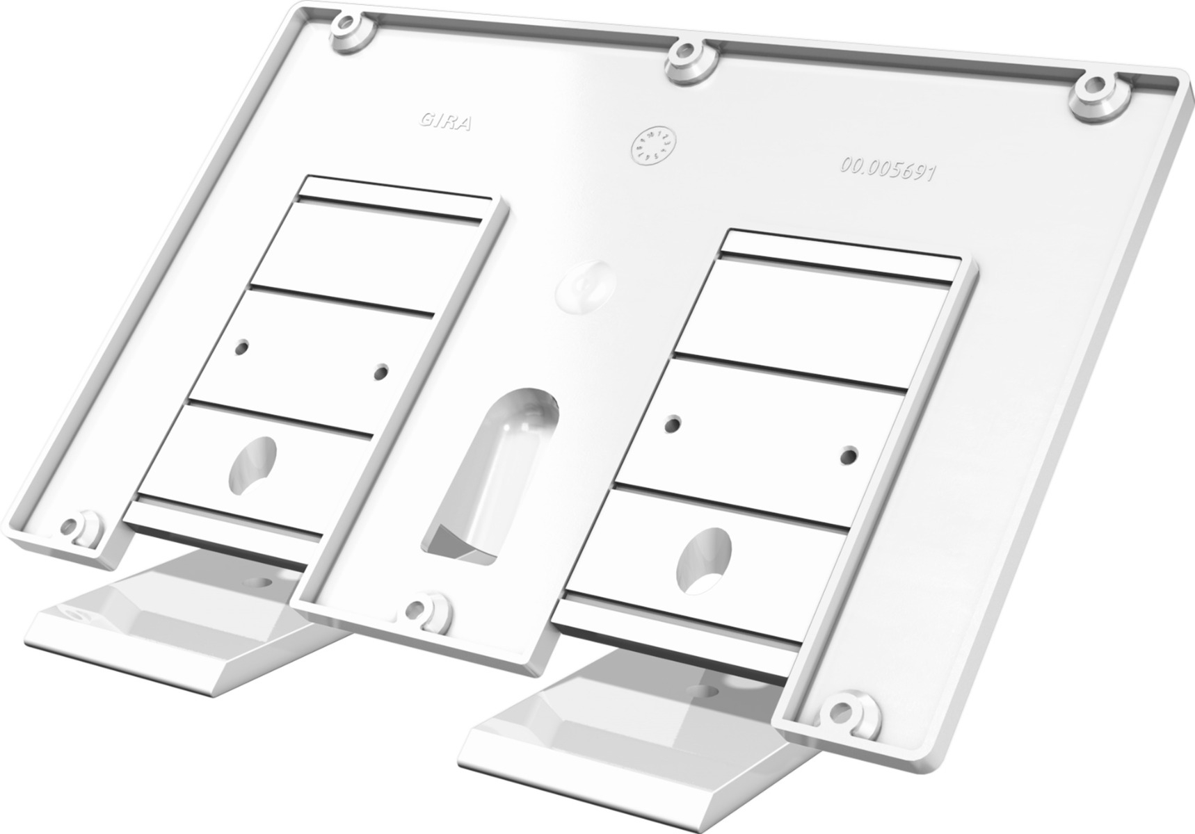 Gira free-standing base, surface-mounted home station video 7 128203 in pure white Gira free-standing base, surface-mounted home station video 7 128203 in pure white
