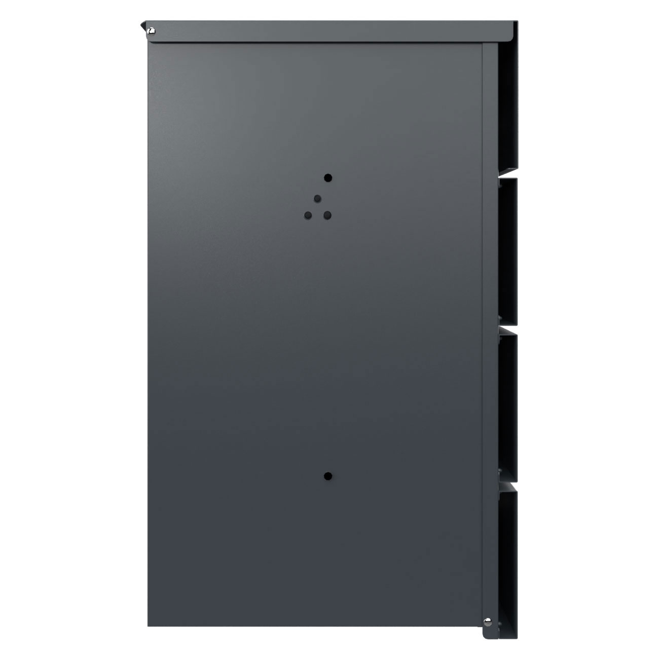 Surface-mounted parcel box KANT Edition - Design Elegance 1 - RAL 7016 anthracite grey