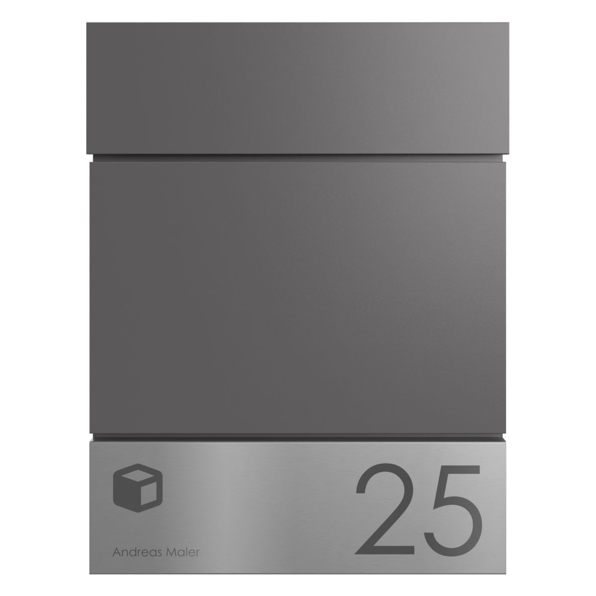 Aufputz Paketbox KANT Edition - Design Elegance 4 - DB 703 eisenglimmer Aufputz Paketbox KANT Edition - Design Elegance 4 - DB 703 eisenglimmer