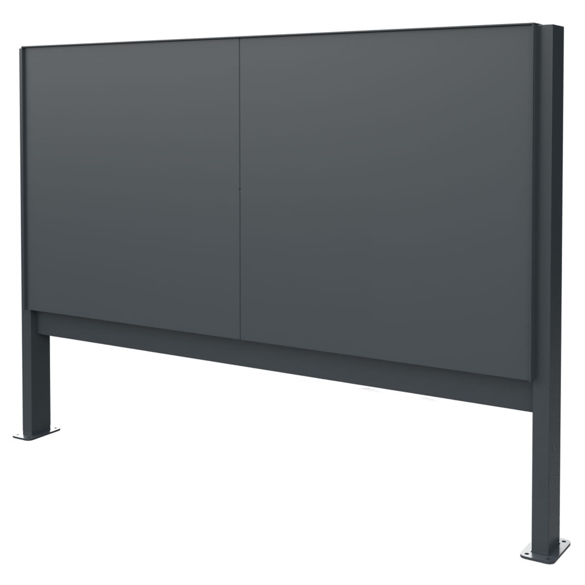 10er 5x2 Design Standbriefkasten GOETHE ST-Q - RAL nach Wahl