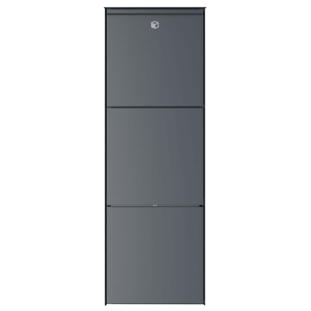 Design surface-mounted parcel box GOETHE - lock system - RAL of your choice Design surface-mounted parcel box GOETHE - lock system - RAL of your choice