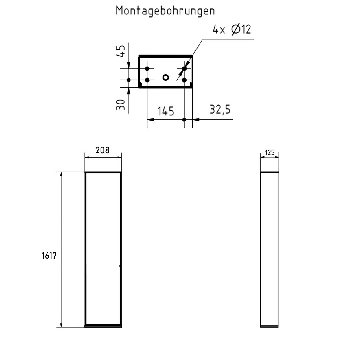 Abmessungen Abmessungen